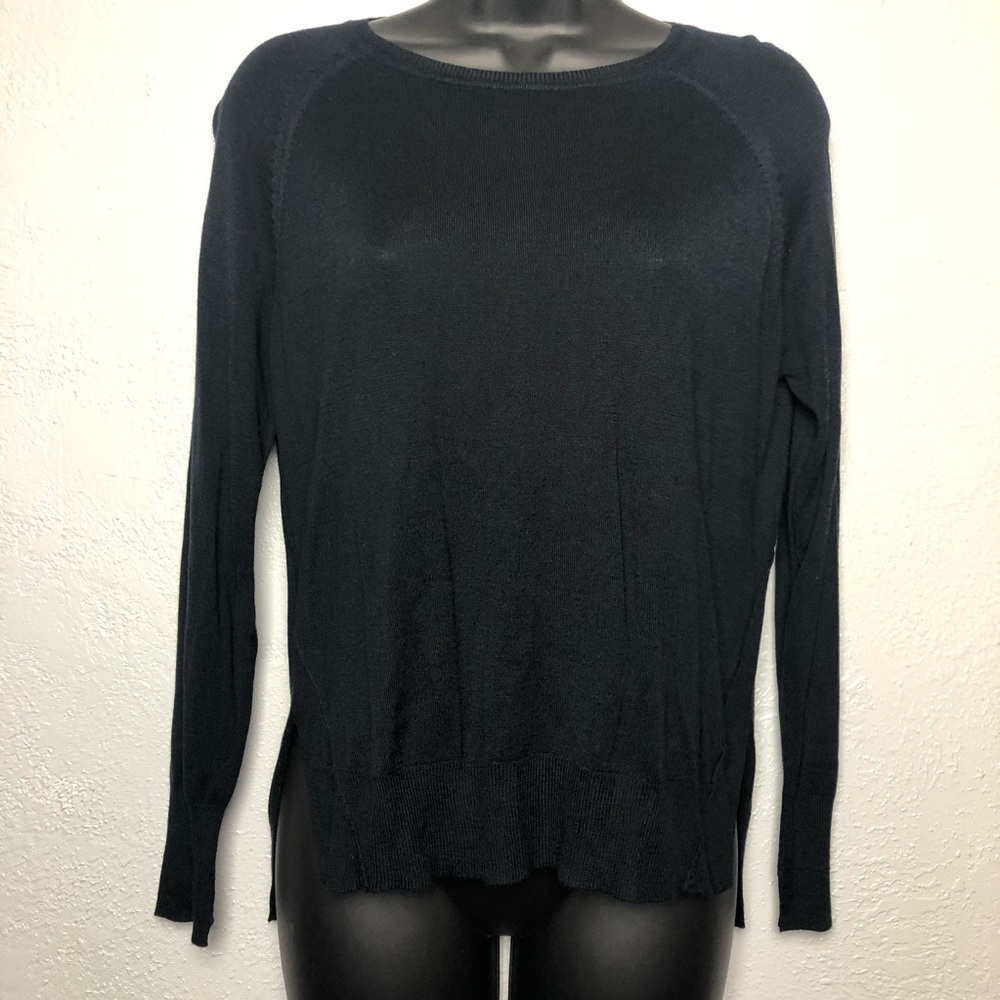 ZARA Knit long sleeve light-weight sweater shirt blouse Sz Small